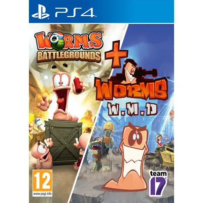 Worms Battlegrounds + Worms W.M.D (PS4) BAZÁR